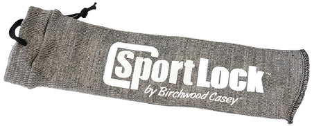 Birchwood Casey 06950 SportLock 15" Gun Sock Gray Cotton Silicone Impregnated Scratch Resistant