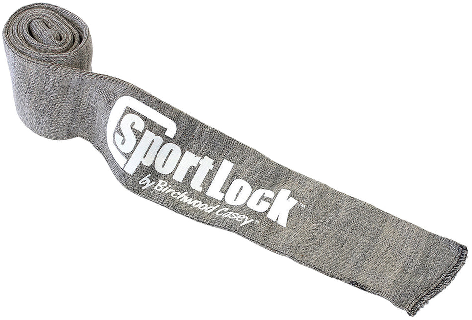 Birchwood Casey 06955 SportLock 53" Long Gun Sock Gray Cotton Silicone Impregnated Scratch Resistant