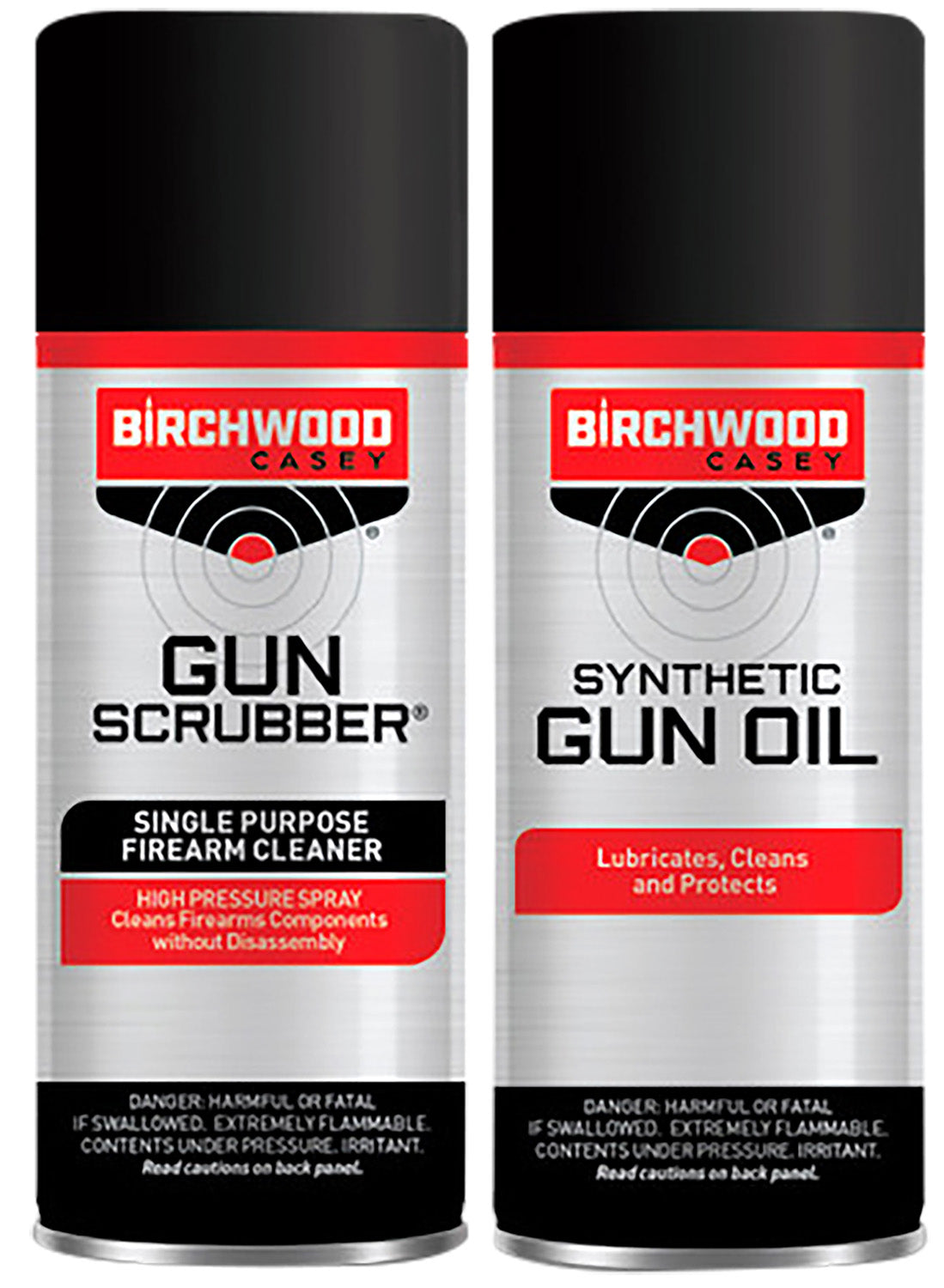 Birchwood Casey Gun Scrubber and Synthetic Gun Oil 2-Pack Aerosol 1.25 oz.