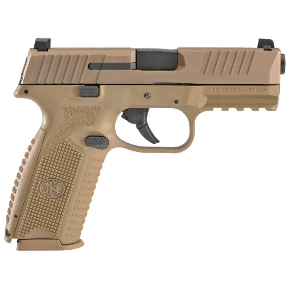 FN 509 NMS 9mm Pistol, FDE/FDE, 2x 17-Round Magazines
