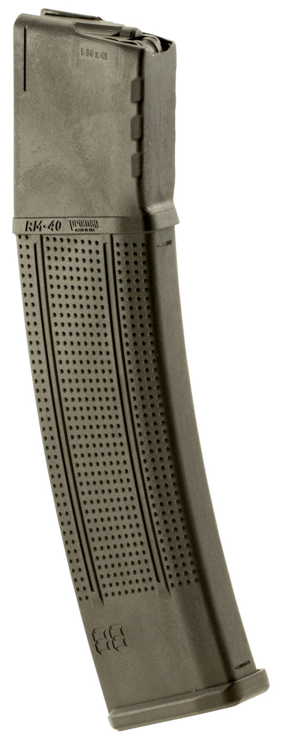 ProMag RM40 Standard 5.56x45mm 40rd AR-15 Mag w/Roller Follower Black Polymer