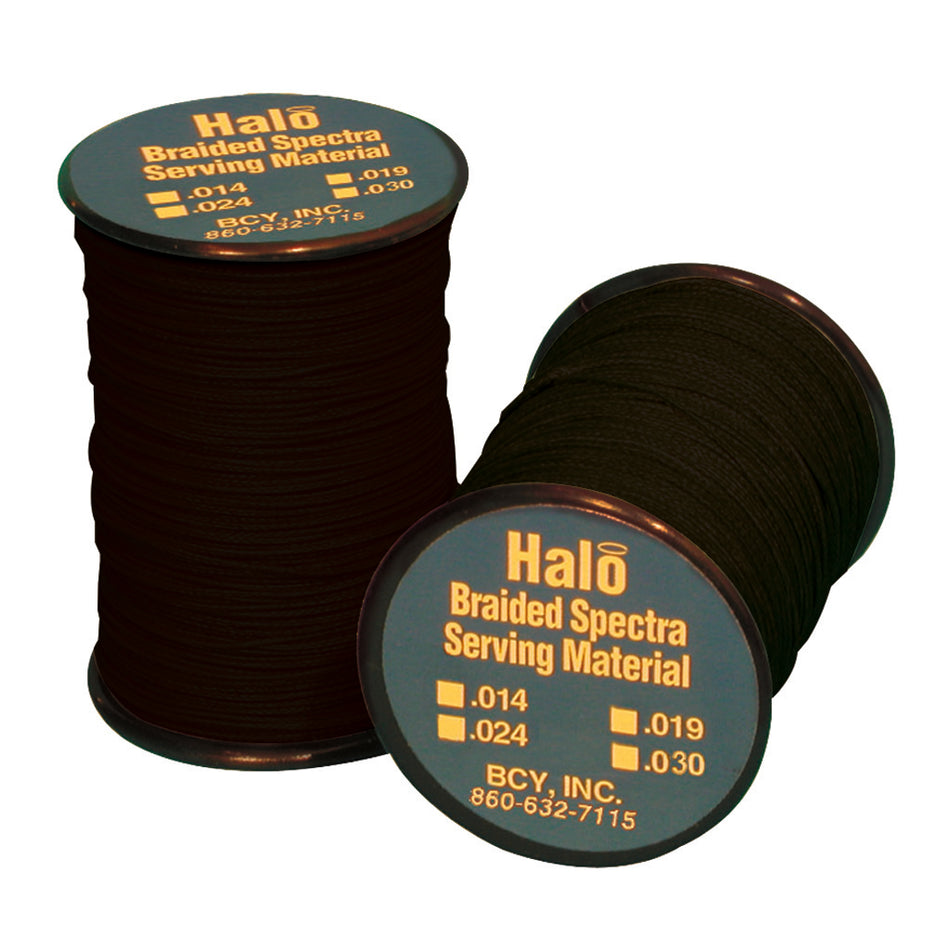 BCY Halo Braided Serving Black .014 Diameter 120 yds.