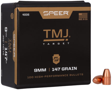 Speer 4006 9mm 147gr Uni-Cor TMJ Pistol Reloading Bullets