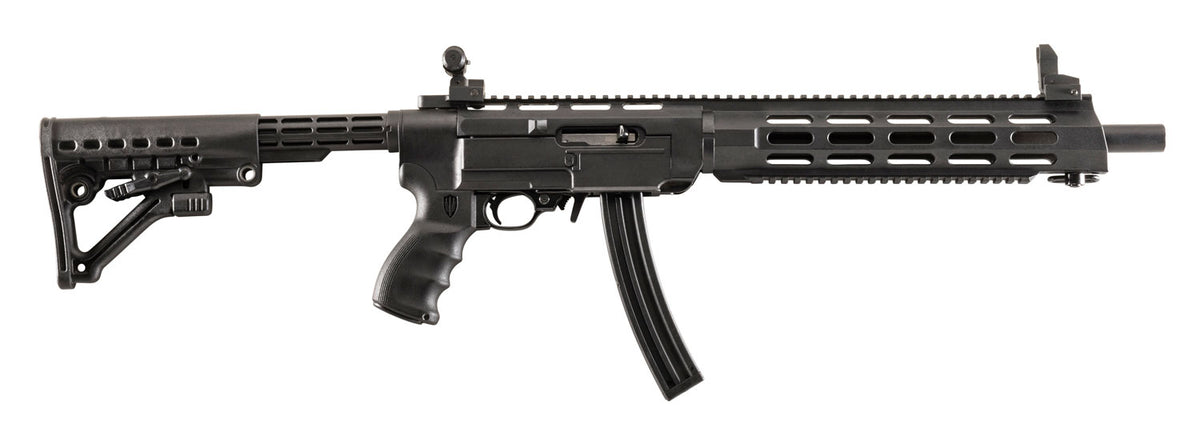 Archangel AA556REX Ruger 10/22 AR-15 Style Conversion Stock Black Synthetic Adjustable 6-Position with Monolithic Picatinny Rail