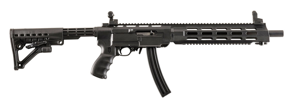 Archangel AA556REX Ruger 10/22 AR-15 Style Conversion Stock Black Synthetic Adjustable 6-Position with Monolithic Picatinny Rail
