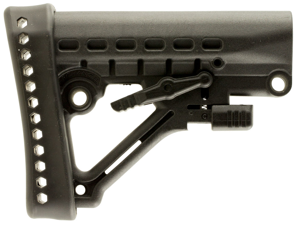 Archangel AA120 AR-Platform 6-Position Heavy Duty Buttstock Black Synthetic for Commercial Buffer Tube