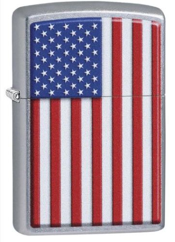 Zippo Patriotic Street Chrome Windproof Lighter