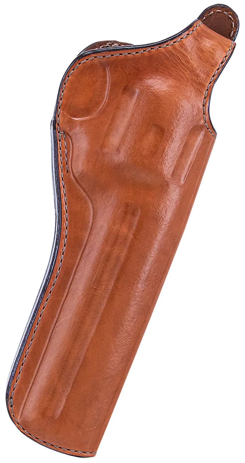 Bianchi 111 Cyclone 12696 Tan Leather OWB Belt Loop Holster for 6" L-Frame Revolvers Right Hand