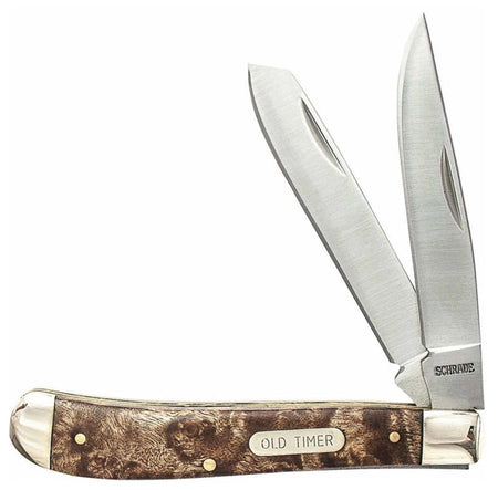Old Timer 94OTW Gunstock Trap Knife, Ironwood, 3 7/8in Blade