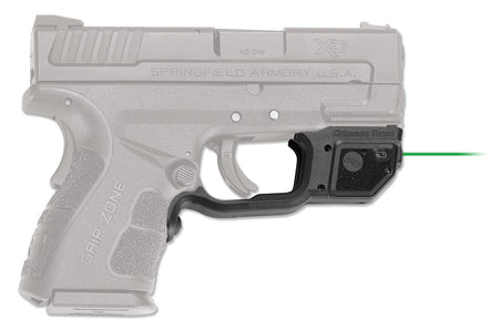 Crimson Trace Laserguard 0163301 Compatible with Springfield XD MOD.2, Green Laser Black Polymer