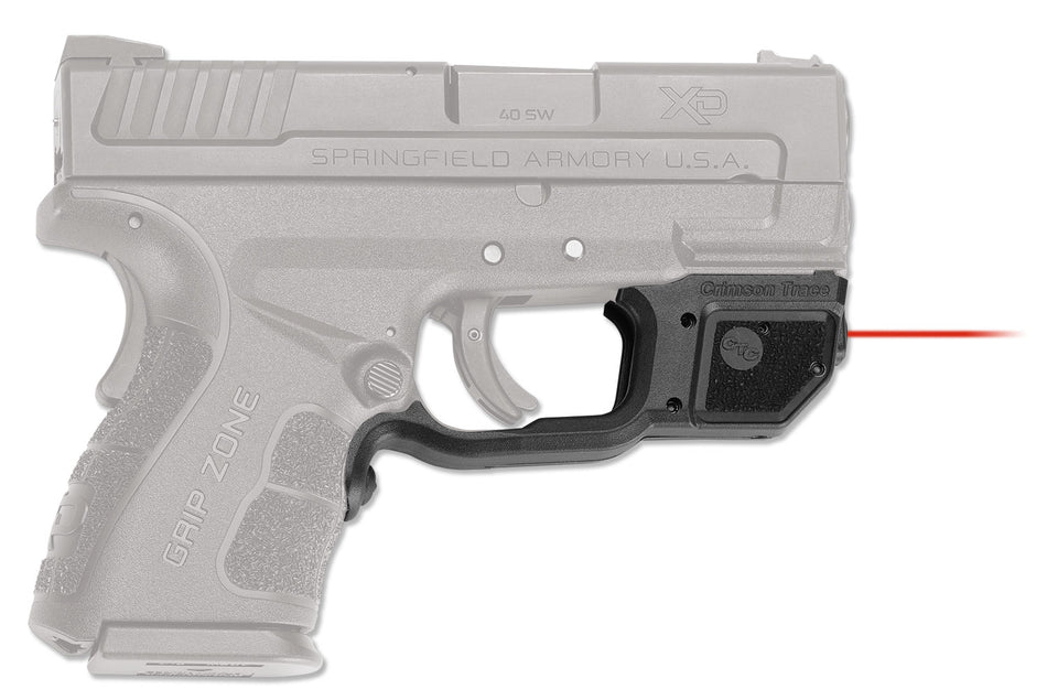 Crimson Trace Laserguard 0163201 Compatible with Springfield XD MOD.2, Red Laser Black Polymer