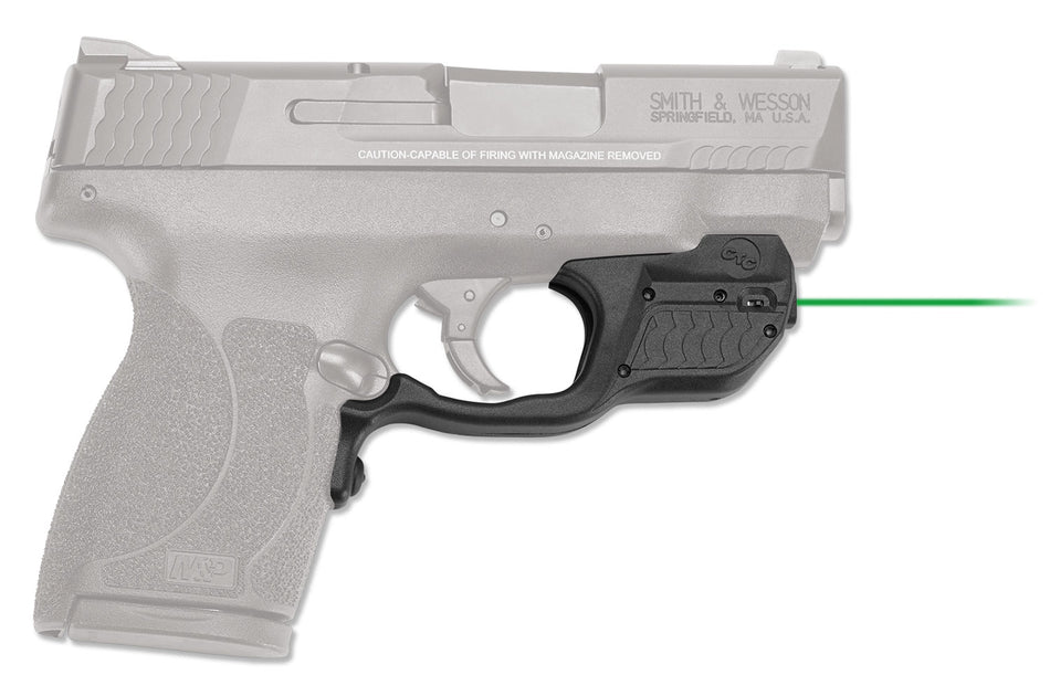 Crimson Trace Laserguard 0155801 Fits Smith & Wesson M&P Shield 45 ACP, Green Laser Black Polymer