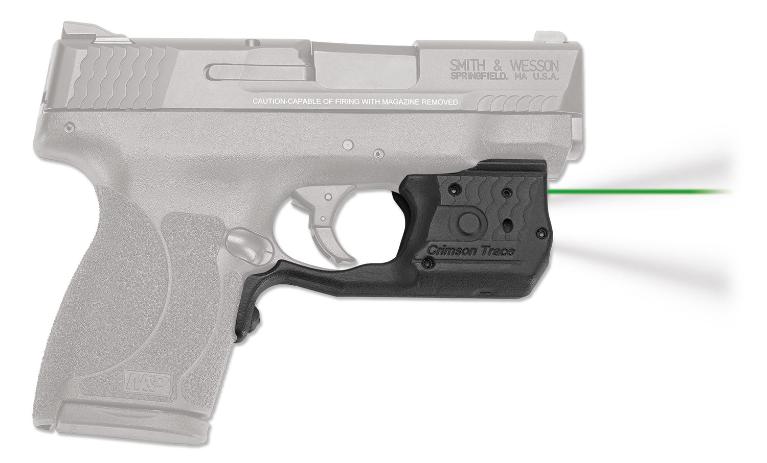 Crimson Trace Laserguard Pro 0169701 S&W M&P Shield 45 ACP, Green Laser & LED Light Combo