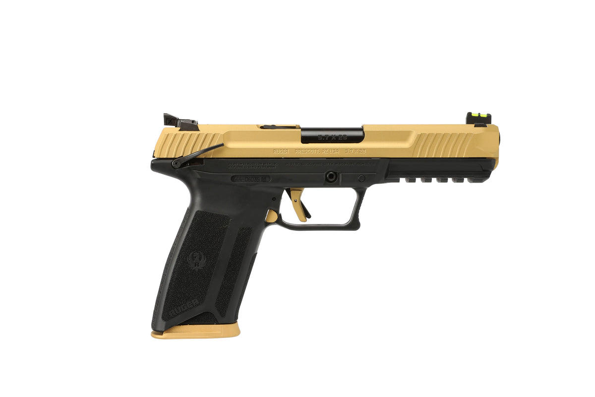 RUGER-57 5.7X28 GOLD 20+1 16416 |GOLD CERAKOTE SLIDE