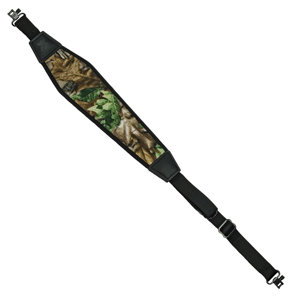 GrovTec GT Padded Sling Realtree Xtra Green Nylon 48" Adjustable Rifle/Shotgun