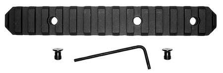 GrovTec GTSW230 KeyMod Picatinny Rail 6" 15 Slot Black Hard Anodized Aluminum