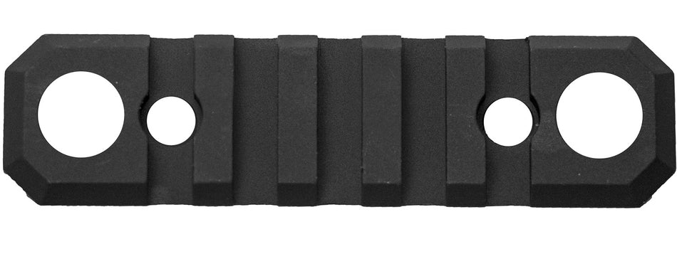 GrovTec GTSW231 KeyMod Picatinny Rail 3.1" 5 Slot Push Button Bases Black Anodized Aluminum