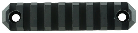 GrovTec GTSW238 M-Lok Picatinny Rail 3.8" 9 Slot Black Hard Anodized Aluminum