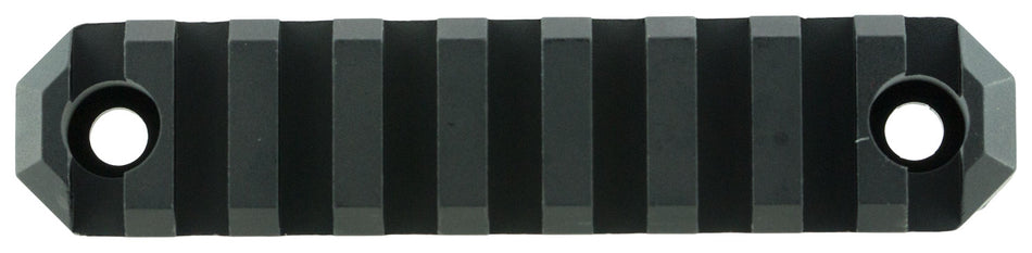 GrovTec GTSW238 M-Lok Picatinny Rail 3.8" 9 Slot Black Hard Anodized Aluminum