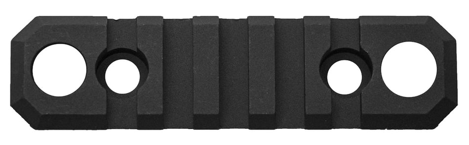 GrovTec GTSW241 M-Lok 5-Slot 3.1 Inch Picatinny Rail Push Button Bases Black Anodized
