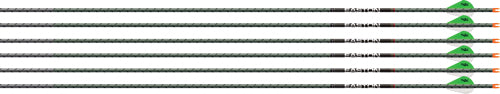 Easton Arrow 5MM FMJ MAX Spine 400 Half-Out 6-Pack Blazer Vanes