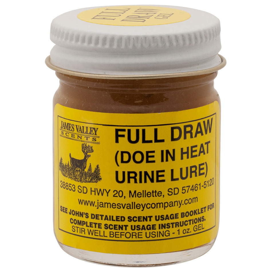 James Valley Full Draw Gel Estrus Urine Deer Attractant 1 oz.