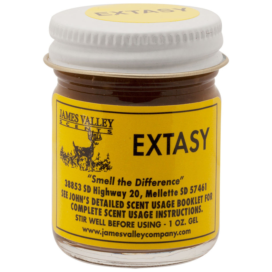 James Valley Extasy Whitetail Doe Gel Scent 1 oz.