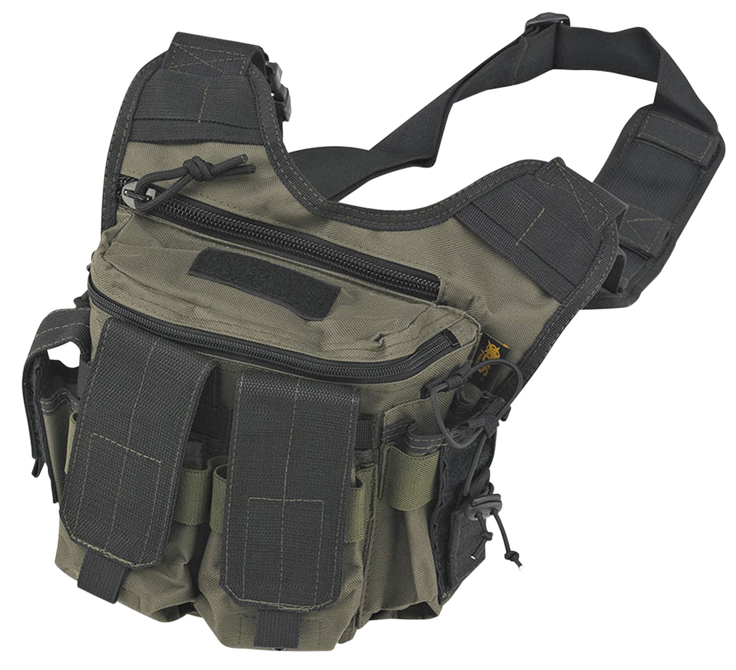 US PeaceKeeper Rapid Deployment Pack OD Green and Black 600D Polyester Sling