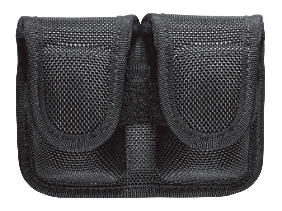 Bianchi 17400 AccuMold Double Speedloader Pouch Black 2-2.25" Belt .38/.357