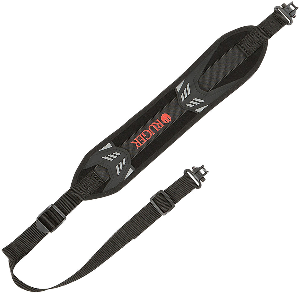 Ruger 27834 Mesa Adjustable Neoprene Gun Sling Black/Red 34" OAL