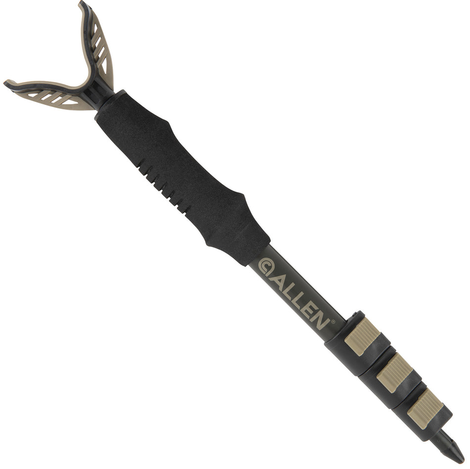 Allen Swift 2164 Compact Shooting Stick Aluminum Matte Black with Cam Locks and Padded Grip