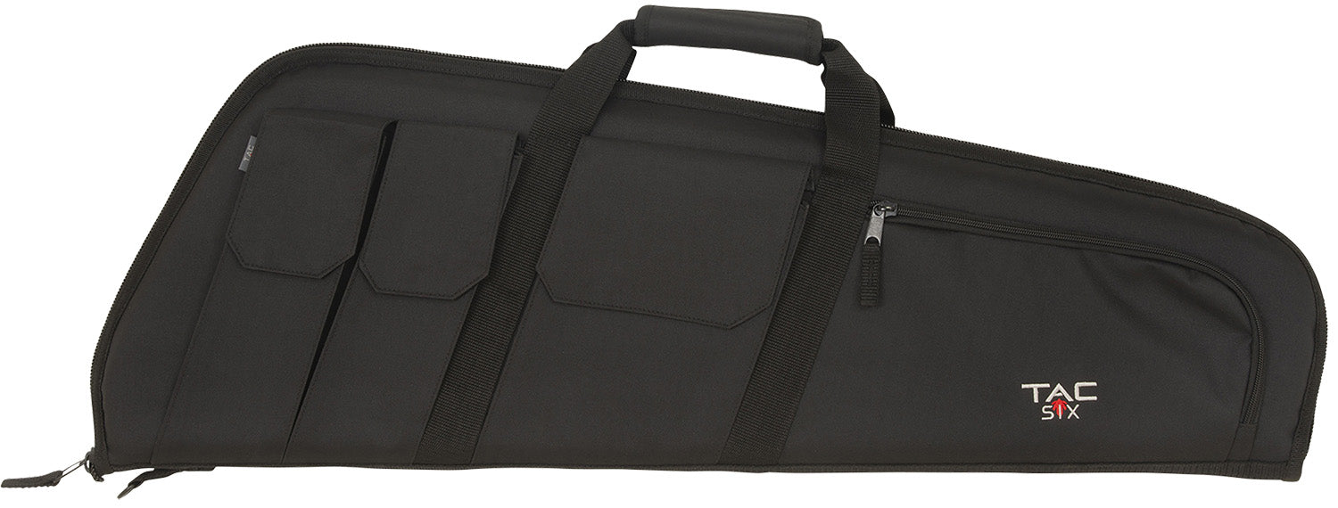 Tac Six Wedge Tactical Case 32" Black Endura with Accessory Pockets