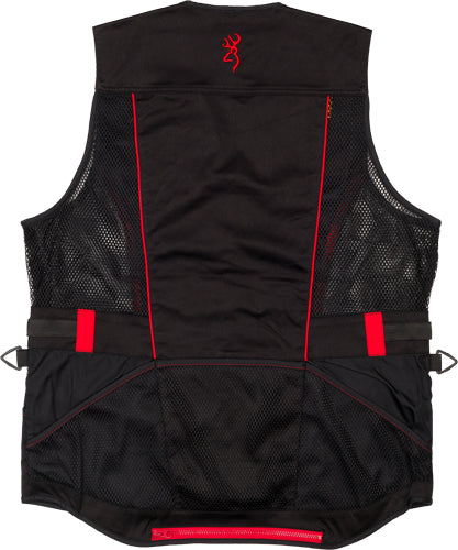 Browning Ace RH Shooting Vest Small Black/Red