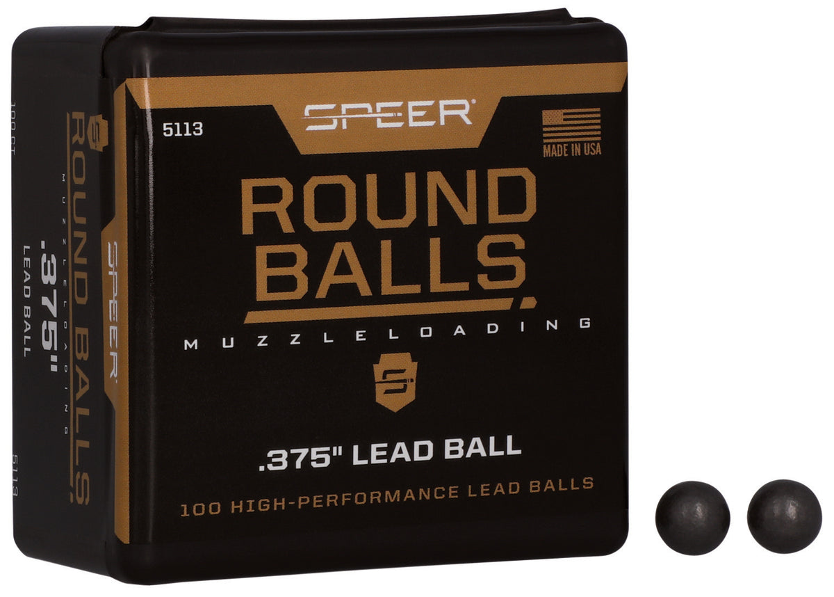 Speer Lead Balls .36 Caliber 79 Grain 100-Pack Muzzleloader Projectiles