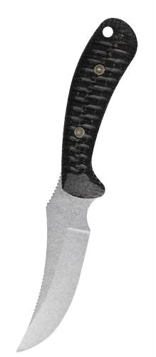 Case Sculpted Black Burlap Laminate Ridgeback Hunter Knife