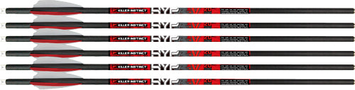 Killer Instinct Hypr-V Xbow Bolts 20 Inch 6-Pack