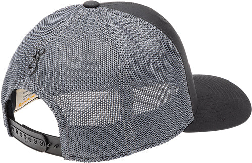 Browning Elk Ridge 110 Mesh Hat Black Gray Recreation Patch