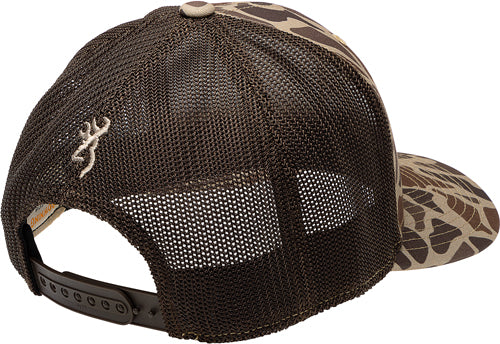 Browning Flashback 110 Tan Camo Mesh Hat with Rec Patch