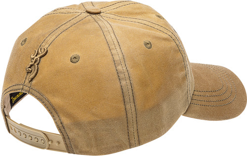 Browning Antiquity Tan Wax Hat with Rec Patch