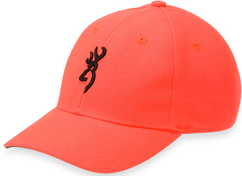 Browning Youth Safety Orange Mesh Back Snapback with Buck Mark