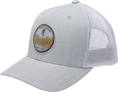 BROWNING CAP OBJECTIVE MESH SNAPBACK HEATHER GRAY OSFM*