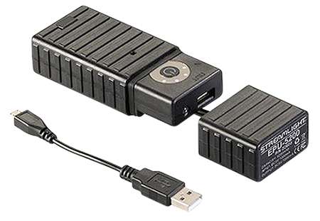 Streamlight EPU-5200 Rechargeable Waterproof USB Power Bank for Mobile Use