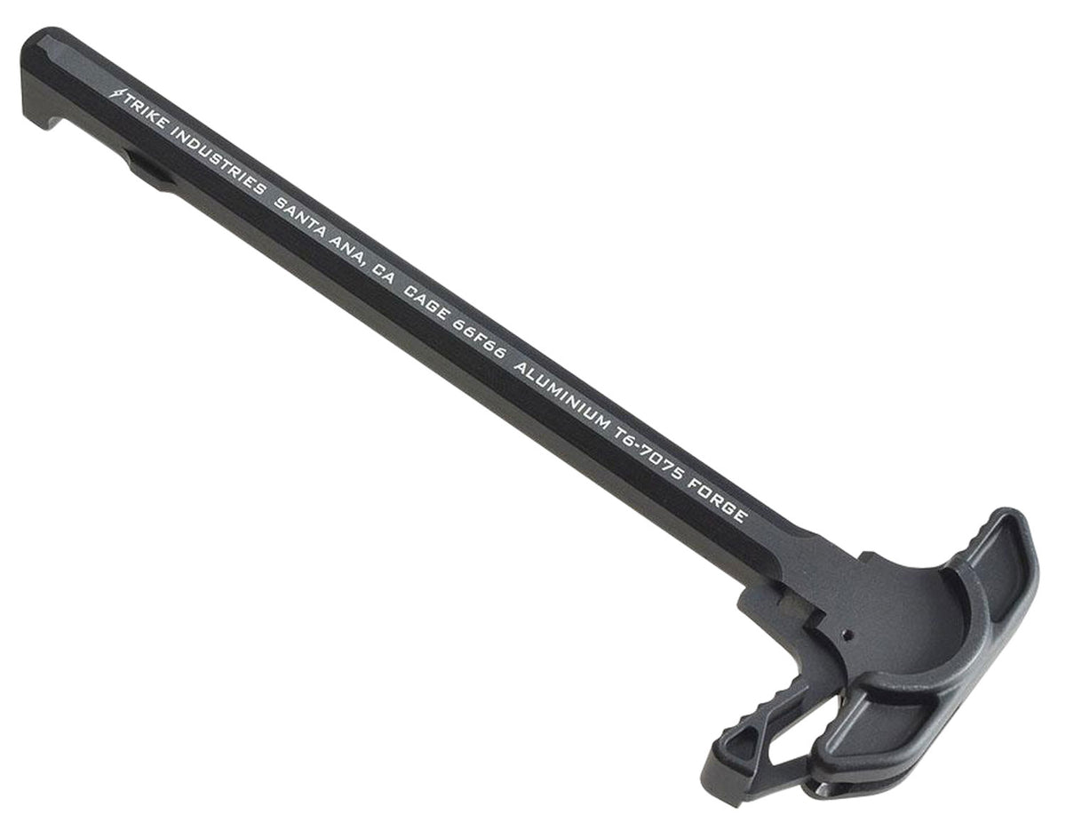 Strike ARCHELBK AR-15 Charging Handle with Extended Latch Black Hard Anodized Aluminum