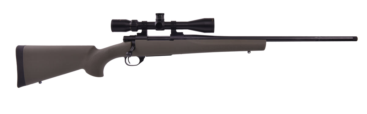 Howa M1500 GamePro Gen2 7mm PRC, 22-Inch Blued Barrel, Green Hogue Stock, Includes 4-12x40mm Scope