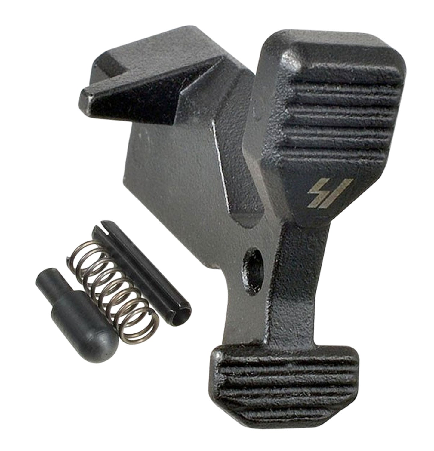 Strike AREBC AR Mil-Spec Enhanced Bolt Catch Matte Black Steel for AR-Platform