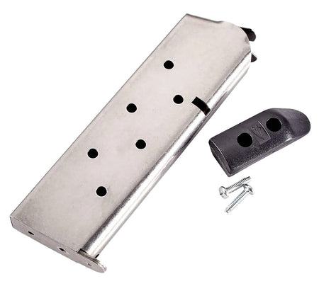 CMC Products 14141 Classic 1911 Government .45 ACP 8rd Stainless/Black Magazine