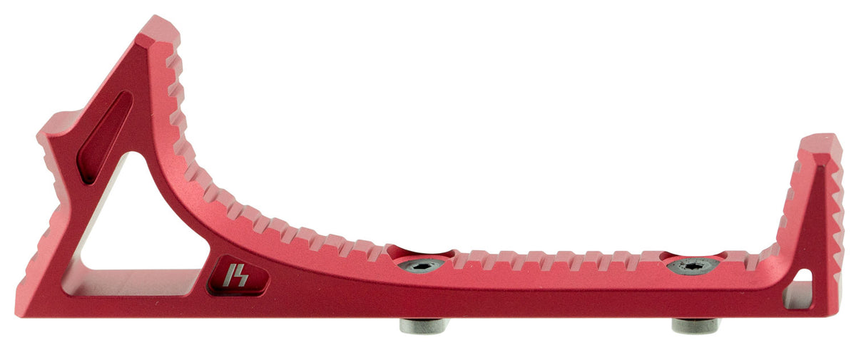 Strike Industries LINKCFGRED AR Curved Foregrip M-LOK Keymod Red Aluminum