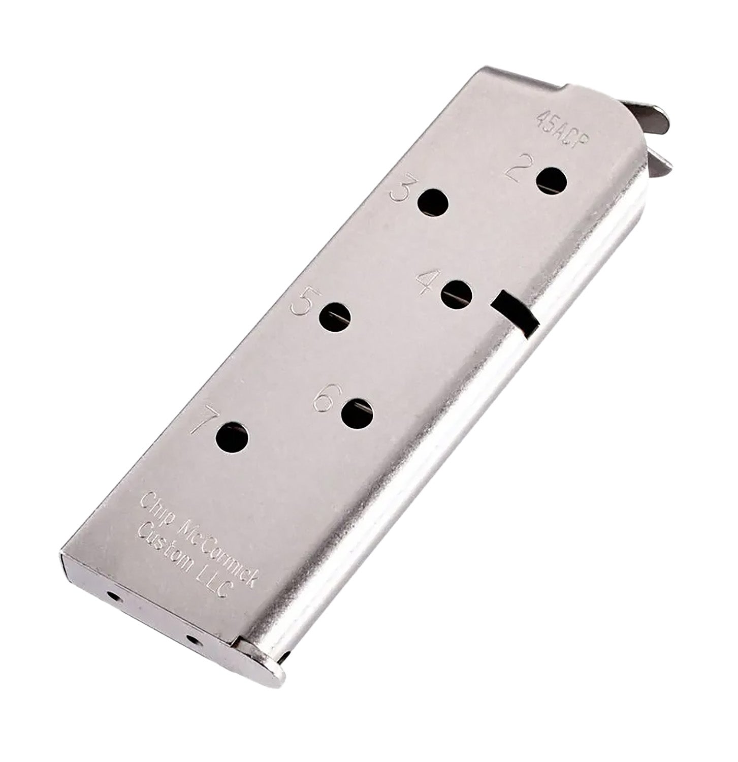 CMC Products Match Grade 7-Round .45 ACP 1911 Officer Stainless Steel Magazine