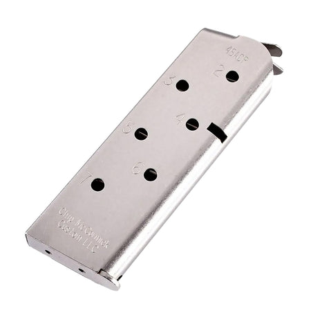 CMC Products Match Grade 7-Round .45 ACP 1911 Officer Stainless Steel Magazine