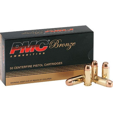 PMC .40 S&W 40DBP Bronze Battle Pack Full Metal Jacket FMJ 165 Grain